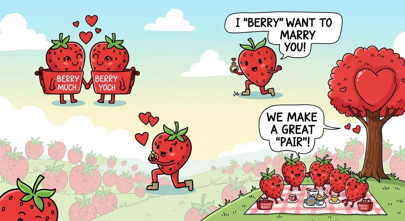 Shareable Strawberry Love Puns for Any Mood
