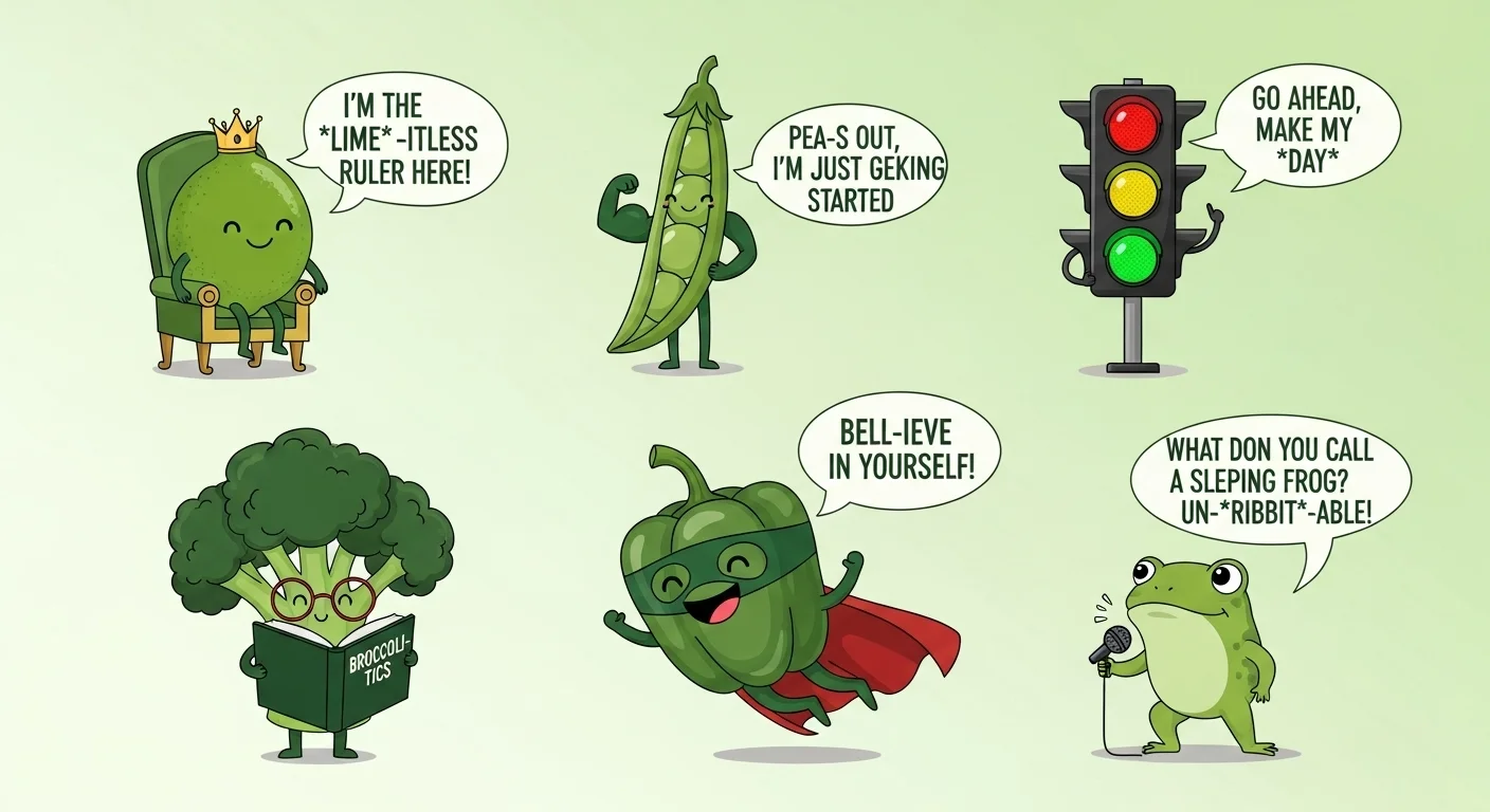 Fresh Green Puns You Havenāt Seen Before