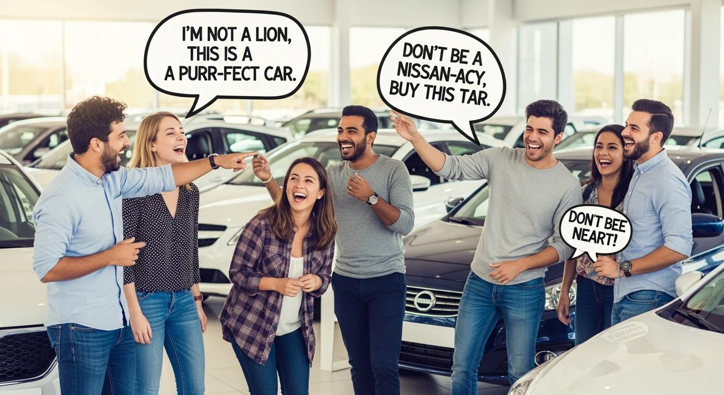 Must-Try Car Brand Puns for Social Media & Friends