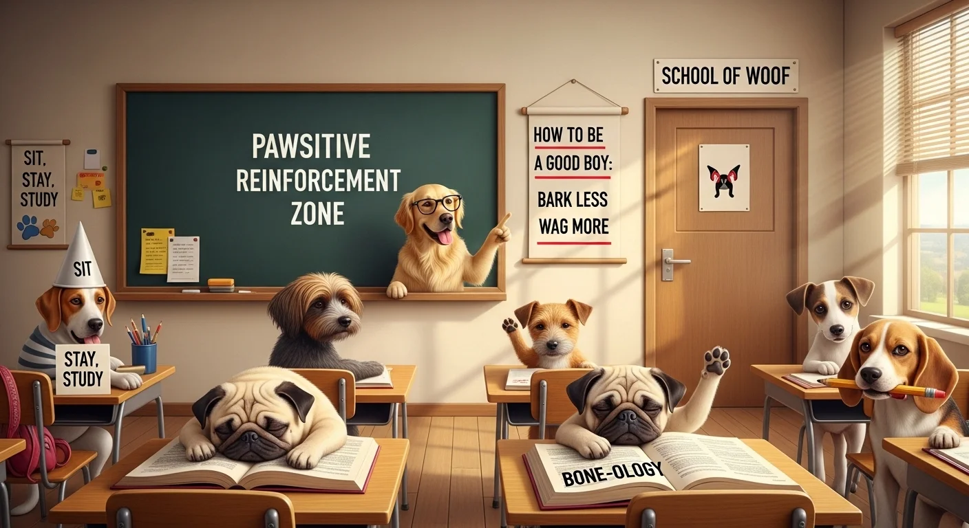 Quick & Easy Dog School One-Liners for Instant Fun