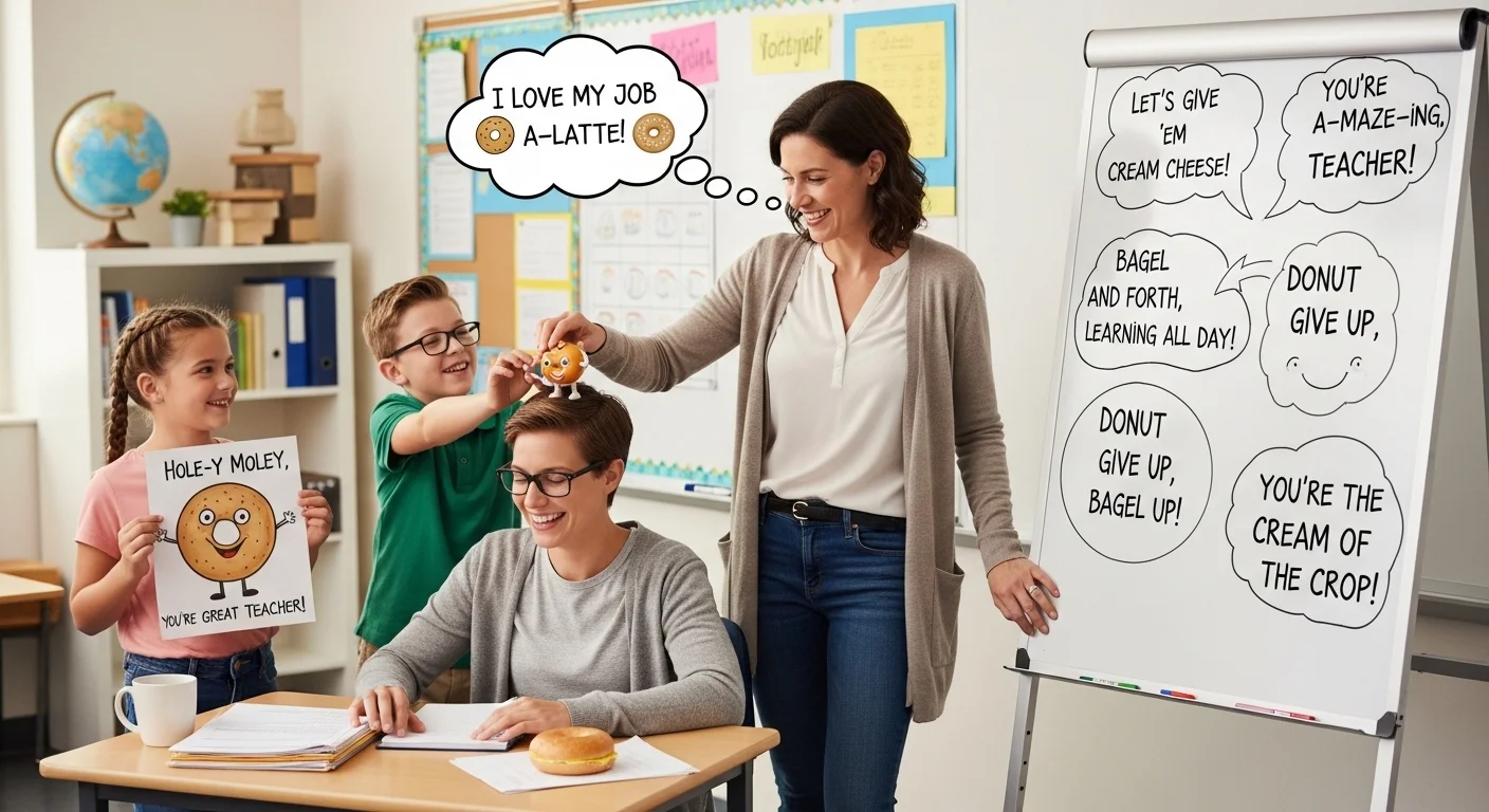 Trendy Bagel Wordplay Perfect for Teachers