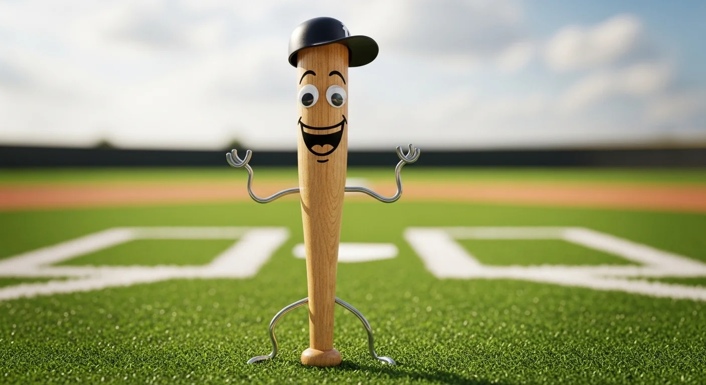 Trendy Baseball Bat Wordplay Perfect for Social Media