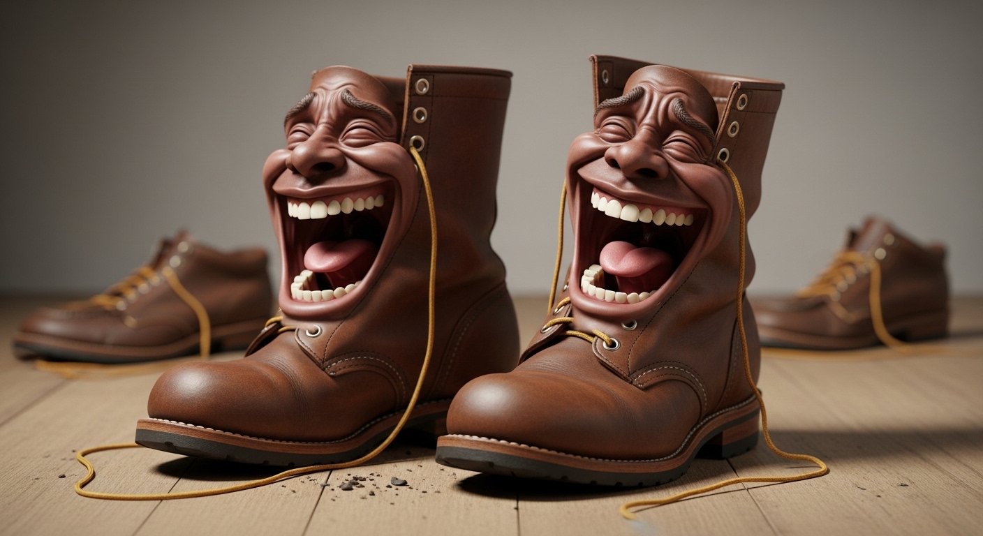 Trendy Boots Wordplay Perfect for Social Media