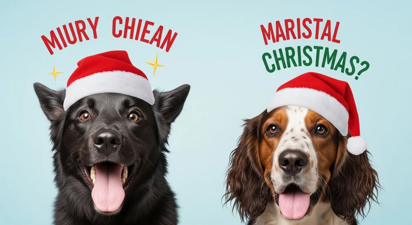 Trendy Christmas Animal Wordplay Perfect for Social Media