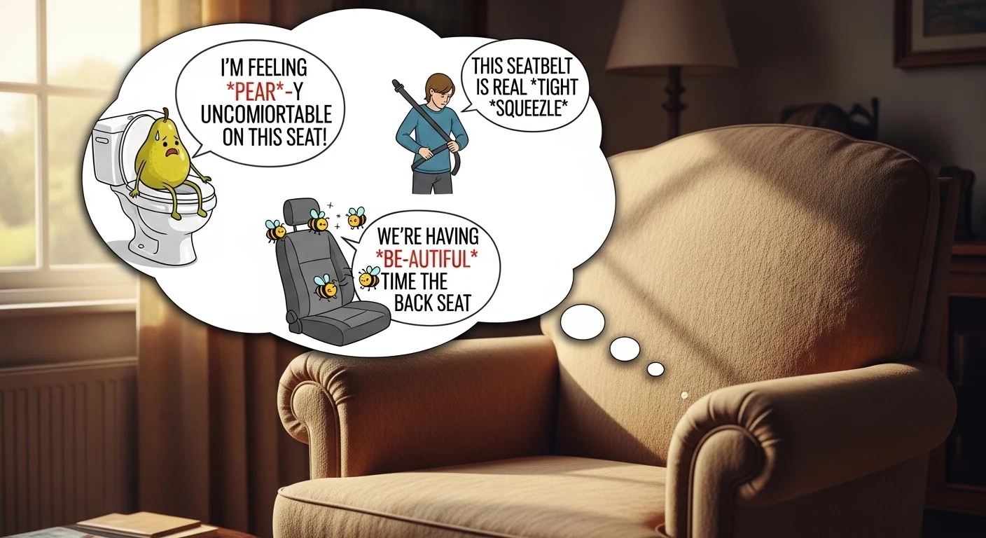 Trendy Seat Wordplay Perfect for Social Media
