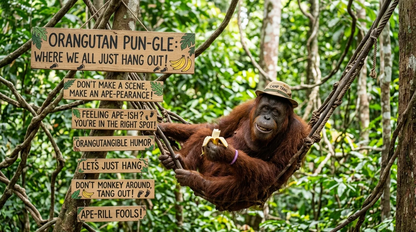 Top 12 Hilarious Orangutan Puns to Make You Laugh