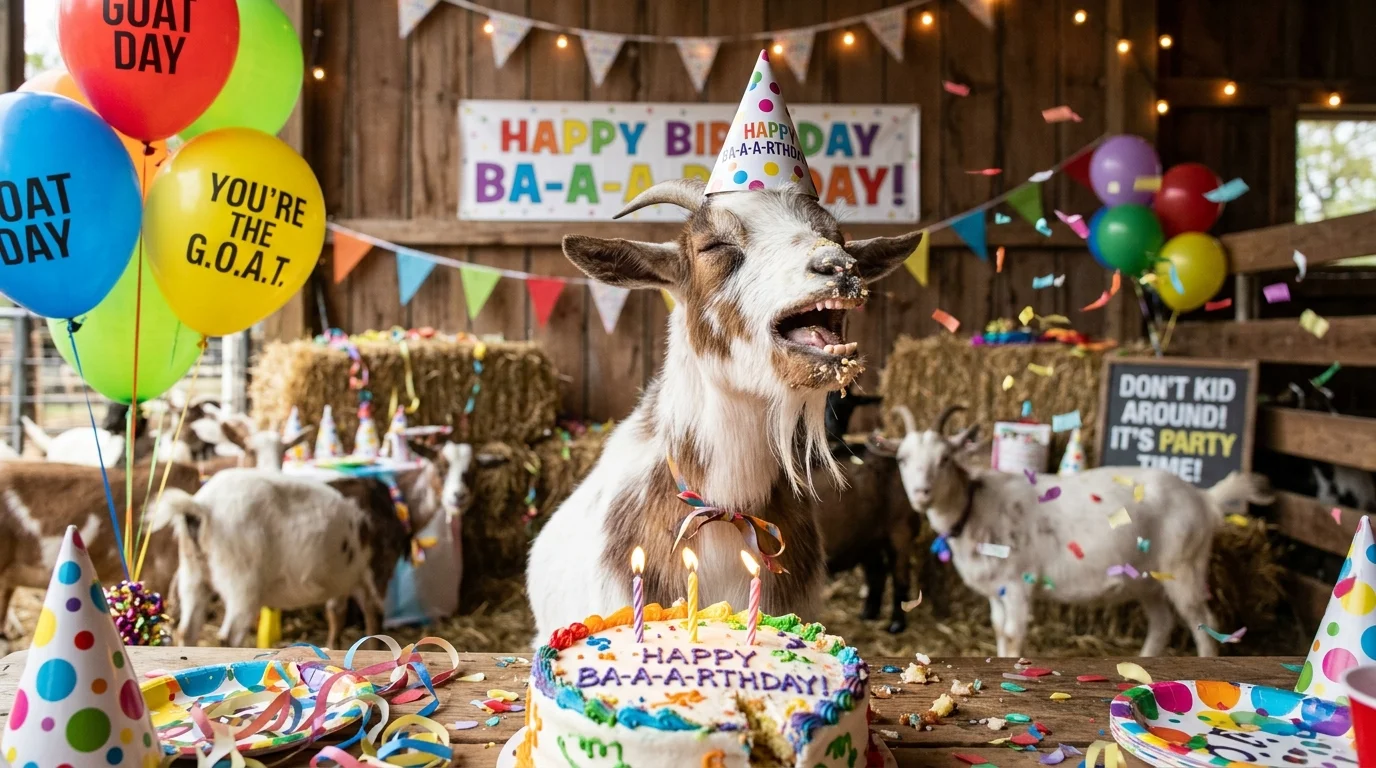 🎂 Top 12 Hilarious Goat Birthday Puns to Make You Laugh