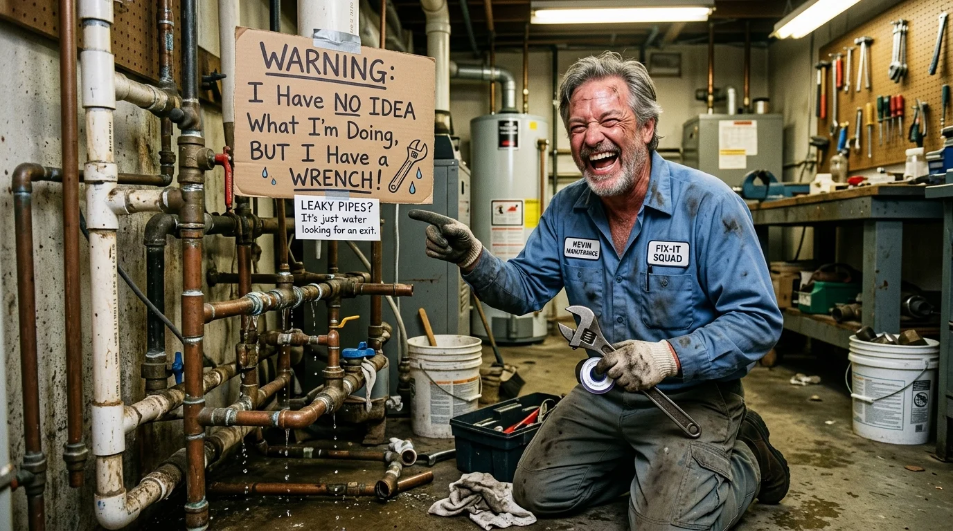 📱 Trendy Maintenance Wordplay Perfect for Social Media