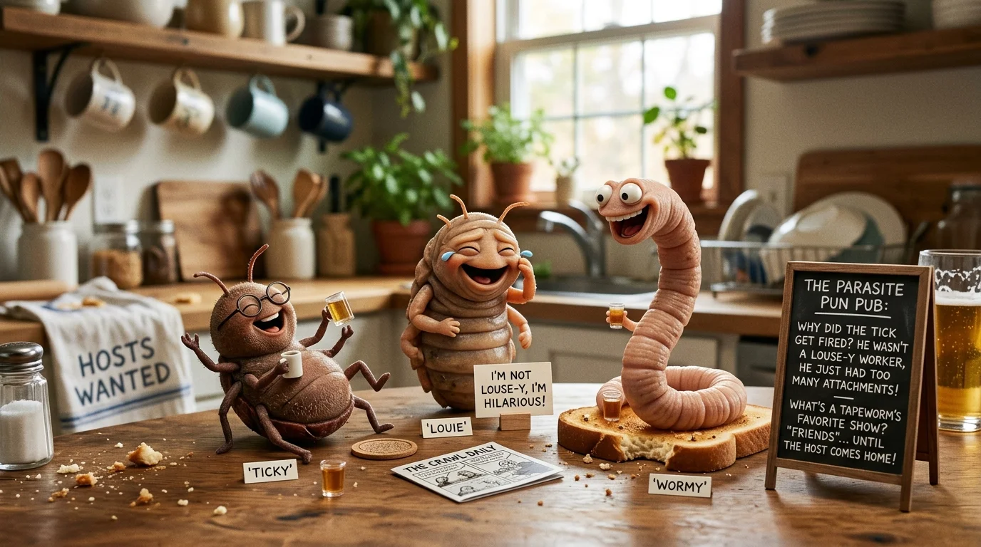 📱 Trendy Parasite Wordplay Perfect for Social Media