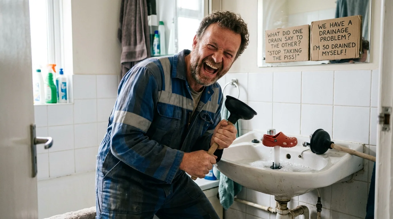📱 Trendy Drain Wordplay Perfect for Social Media