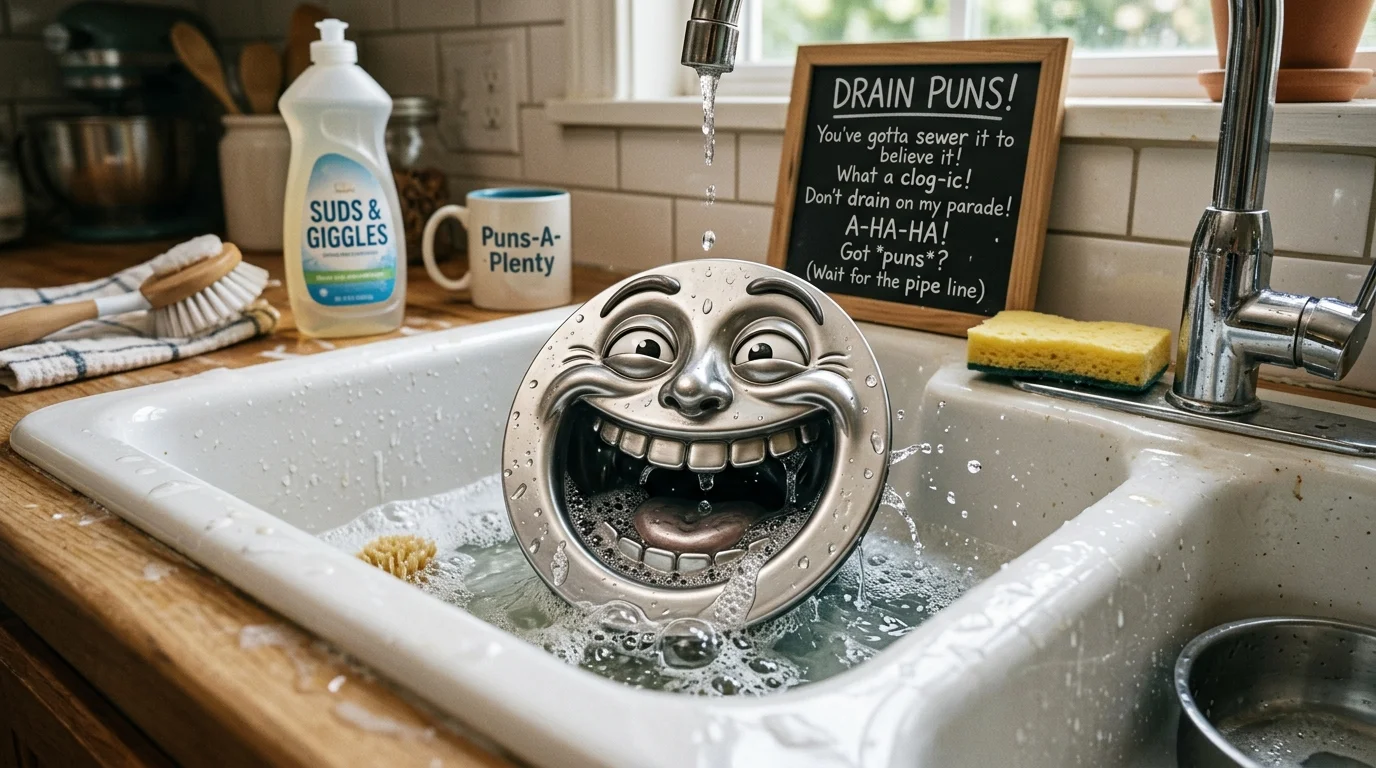 🚰 Quick & Easy Drain One-Liners for Instant Fun