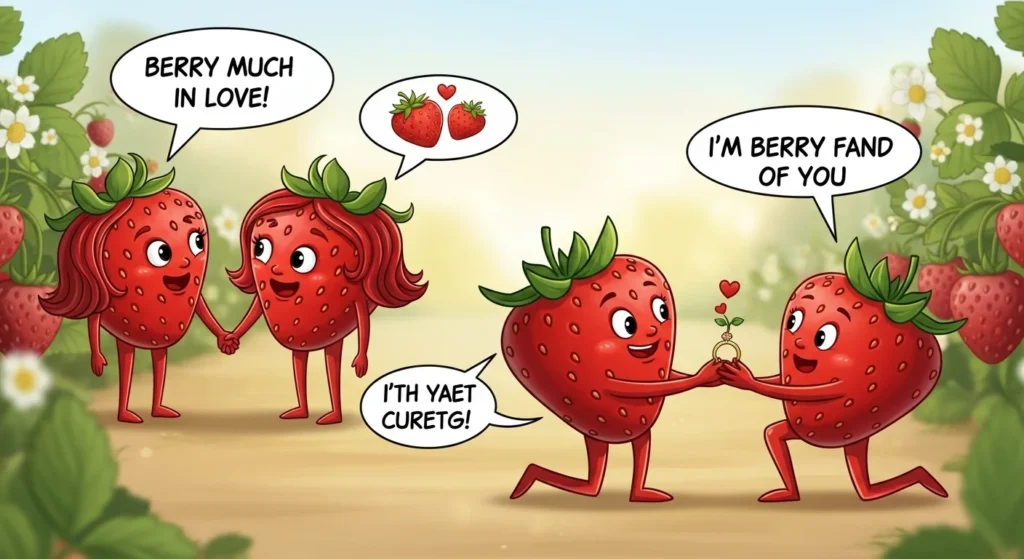 strawberry love puns
