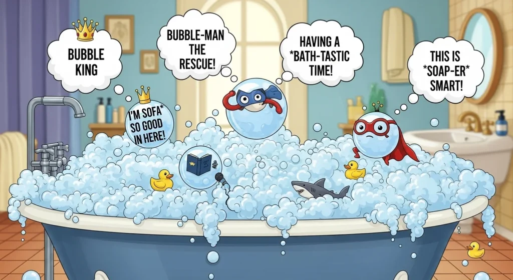 bubble bath puns
