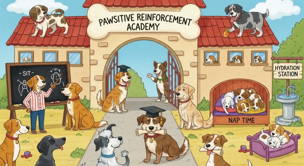 dog school puns