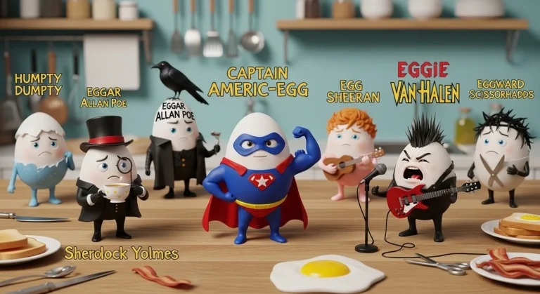 egg names puns