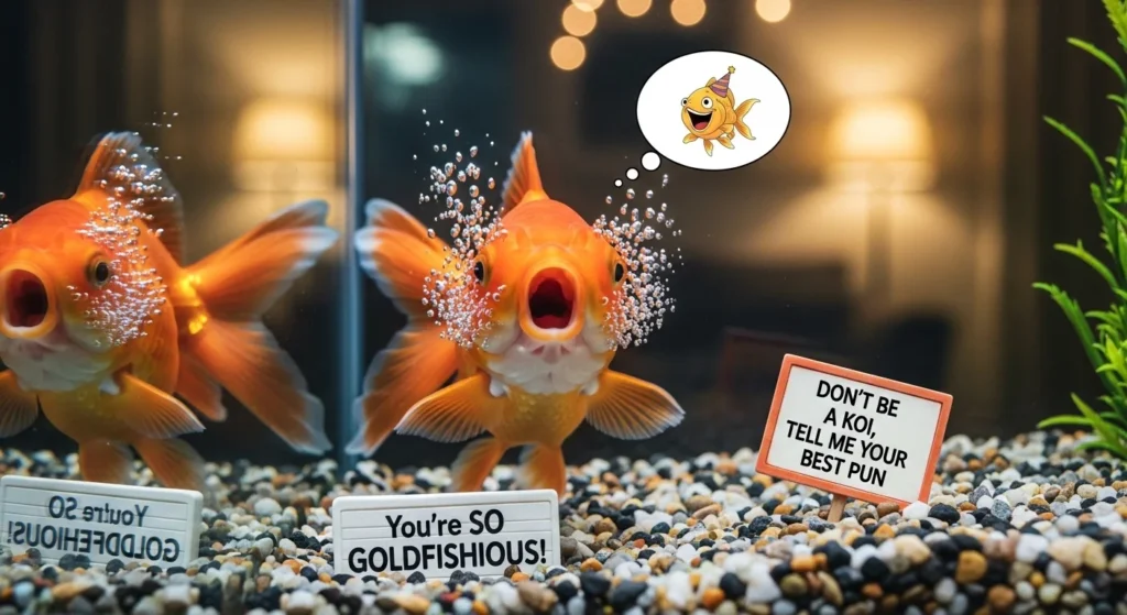 gold fish puns