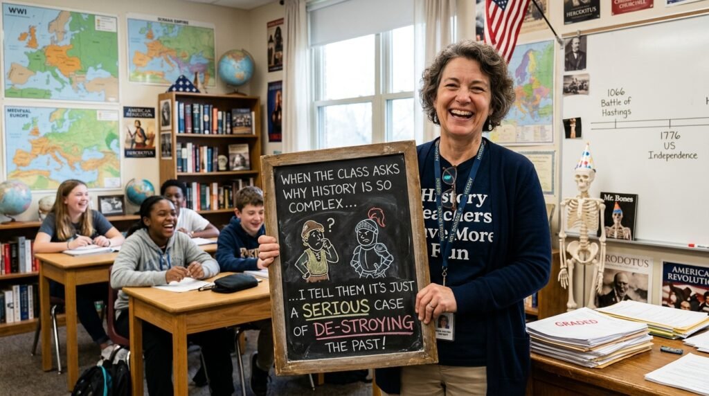 history puns for teachers
